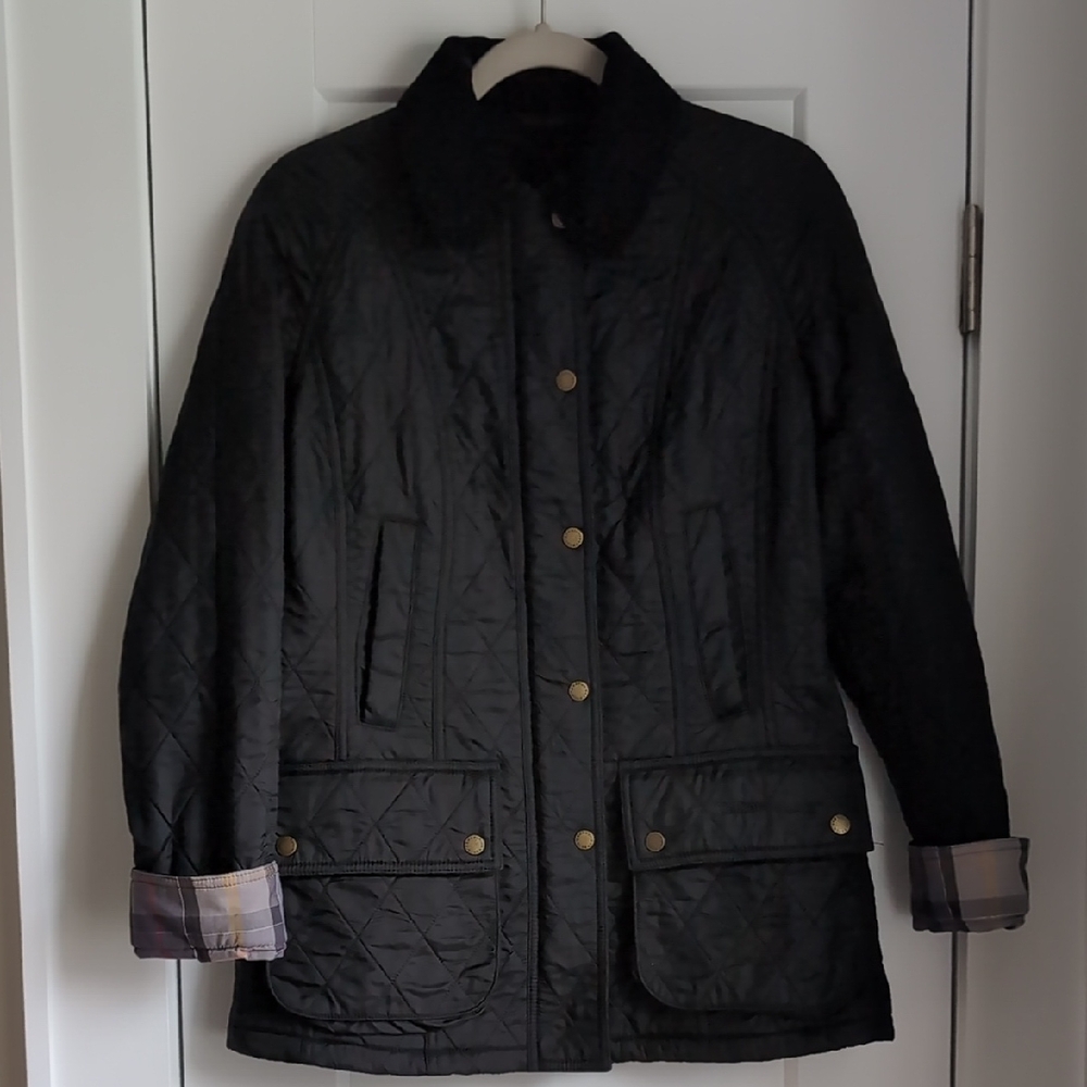 Barbour Beadnell Polarquilt Black Jacket
